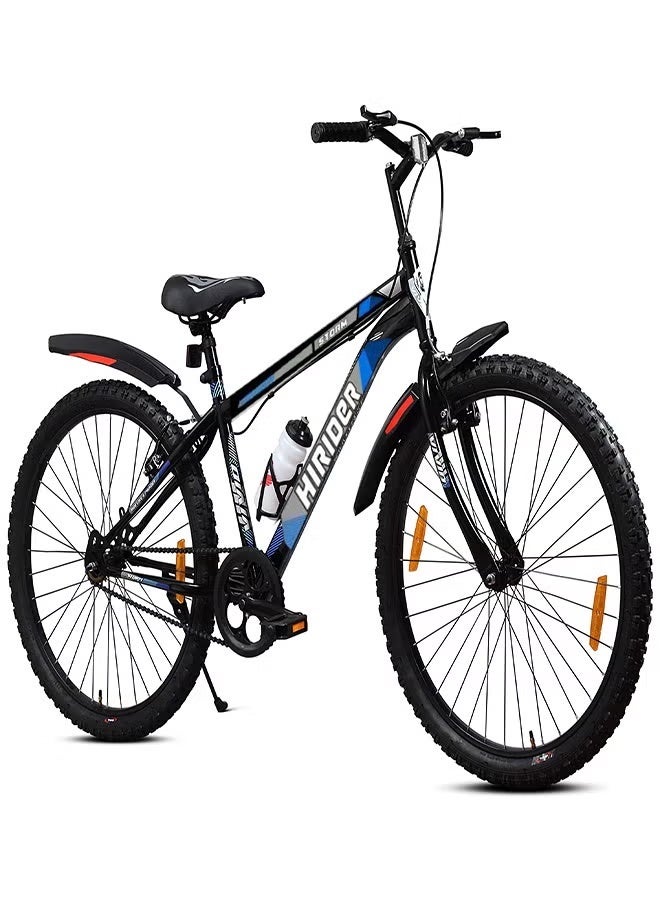 HIRIDER Legend 26 Inch Bike || 21 Speed || Front  Suspension & Disc & V Brake || For Men || Black || Frame Size-18 Inch - Image 1