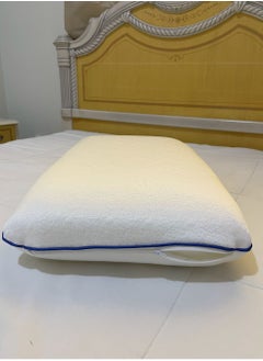 MAXQON Set Of 2-Cooling Ergonomic Memory Foam Pillow With Cooling Technology and Removable Cover - 60x40x13 cm  - Image 5