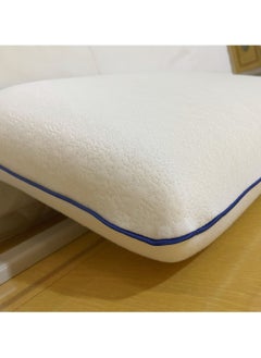 MAXQON Set Of 2-Cooling Ergonomic Memory Foam Pillow With Cooling Technology and Removable Cover - 60x40x13 cm  - Image 4