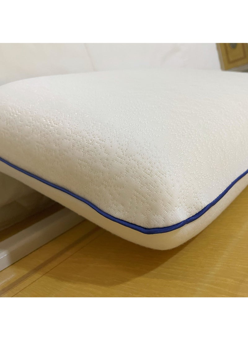 MAXQON - Set Of 2-Cooling Ergonomic Memory Foam Pillow With Cooling Technology and Removable Cover - 60x40x13 cm - Image 1