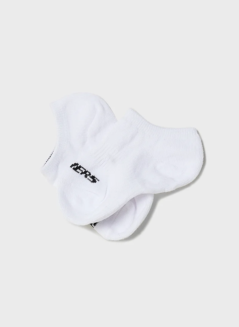 SKECHERS Kids 3 Pack No Show Socks