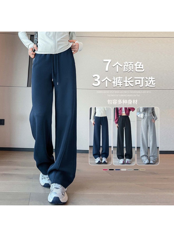 Hstyle Slim-fit Banana Wide-leg Pants For Women - 2025 Spring/fall Collection, Optional Extended Length, Loose Comfortable Athletic Tapered Pants, Slimming & Versatile Casual Trousers - Image 2