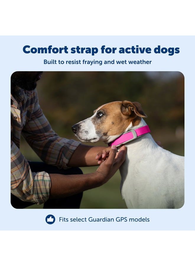 PetSafe Replacement Strap for Guardian GPS + Tracking Dog Fence Collar, Made with Soft-Touch Nylon for Enhanced Comfort and Long-Lasting Wear - Water-Wicking, Waterproof Material, Pink - Image 3