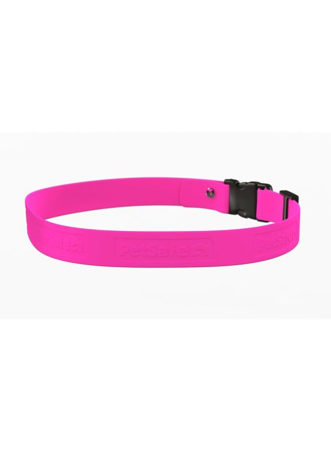 PetSafe Replacement Strap for Guardian GPS + Tracking Dog Fence Collar, Made with Soft-Touch Nylon for Enhanced Comfort and Long-Lasting Wear - Water-Wicking, Waterproof Material, Pink - Image 1