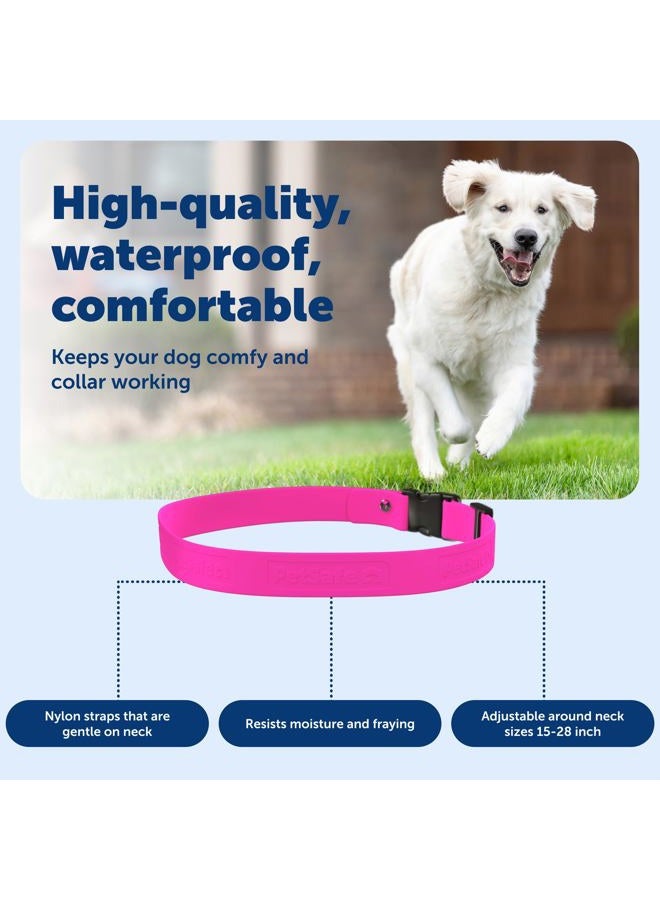 PetSafe Replacement Strap for Guardian GPS + Tracking Dog Fence Collar, Made with Soft-Touch Nylon for Enhanced Comfort and Long-Lasting Wear - Water-Wicking, Waterproof Material, Pink - Image 5