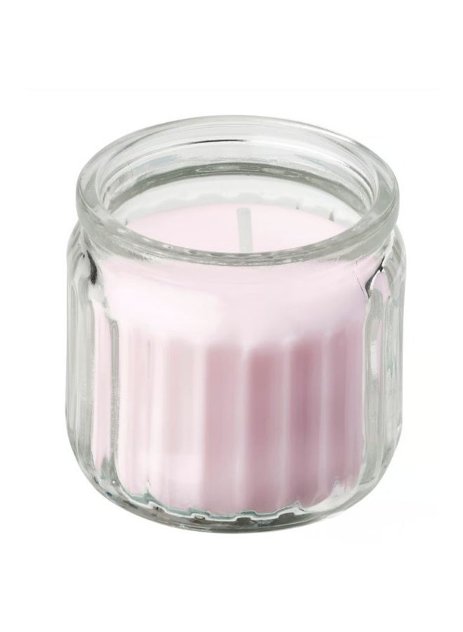 IKEA (IKEA) شمعة معطرة في زجاج، ياسمين/وردي، 12 ساعة - Image 1