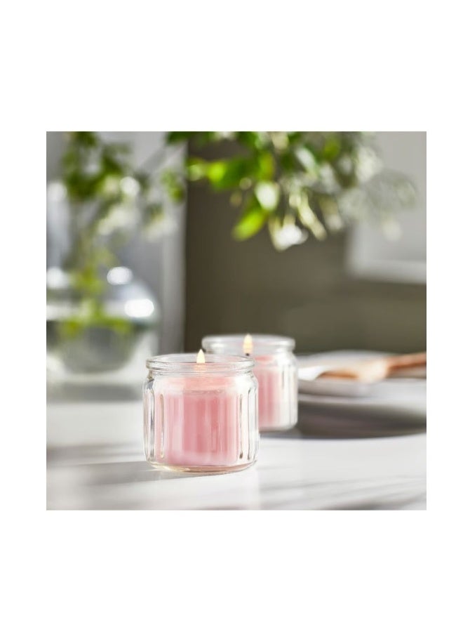 IKEA (IKEA) شمعة معطرة في زجاج، ياسمين/وردي، 12 ساعة - Image 2