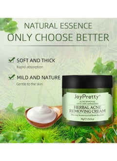 JoyPretty Herbal Acne Removing Cream, Anti-Inflammation Acne Treatment Face Cream with Tea Tree Oil, Acne Spot Treatment for Face and Acne Dots, Inflammation Relief 50g  - Image 5