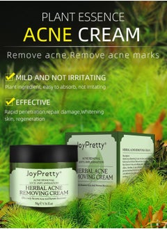 JoyPretty Herbal Acne Removing Cream, Anti-Inflammation Acne Treatment Face Cream with Tea Tree Oil, Acne Spot Treatment for Face and Acne Dots, Inflammation Relief 50g  - Image 2