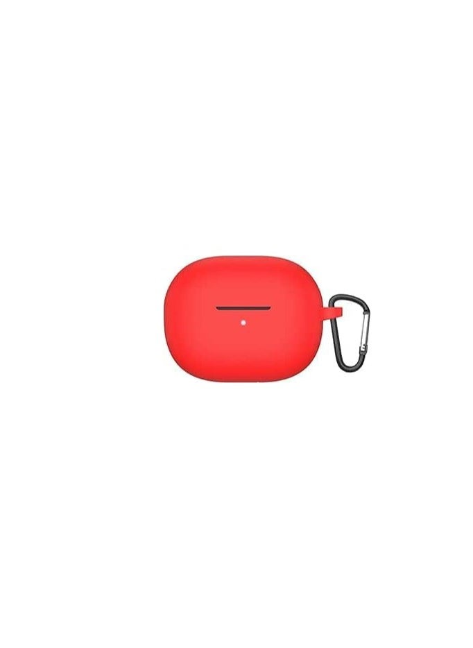 Generic - Case Cover Silicone With Hook for Oraimo FreePods Lite Otw 330(Red) - Image 1