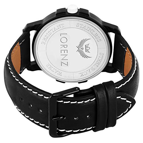 LORENZ Men's Army Design Analogue Display Beige Dial Watch and Wallet Combo - Image 4