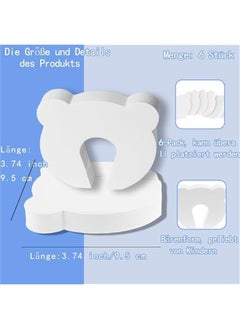 Generic 6-Pack Door Clamping Protectors, Flexible EVA Foam Finger Guard, Childproof Door Stopper, Universal Baby Safety Lockout Protection  - Image 2