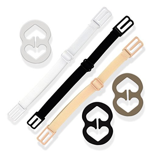RAZOR Clips Racerback Bra Clip, Conceal Straps and Cleavage Control Bra Clips By Razor Clips, Black, Beige, White, various - Image 1
