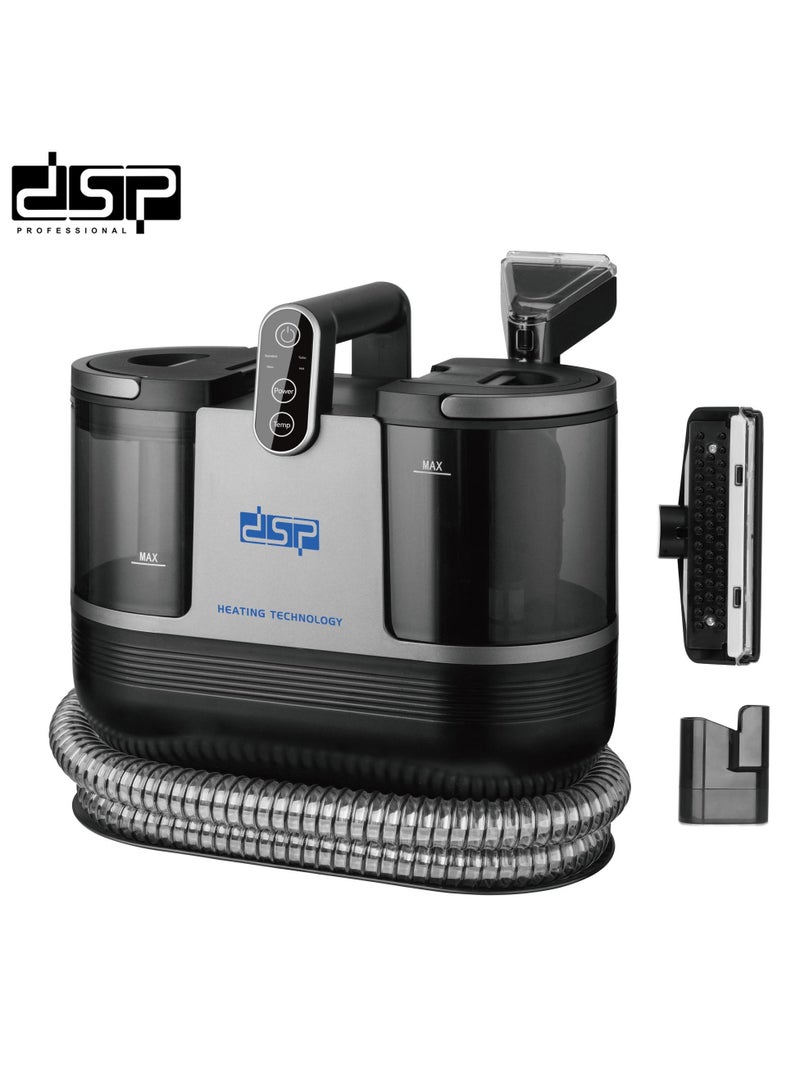 DSP Portable Vacuum Cleaner Machine  1700W Powerful Motor 3 IN 1 Spot Cleaner Lightweight Multifunctional Machine 1.25L/950ml Double Tank Compact Design for Sofa  Carpet  Car and Pet Pads KD2047U version 2025 - Image 2