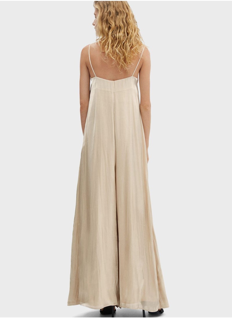 MANGO - Tiered Wide Leg Jumpsuit - Image 1