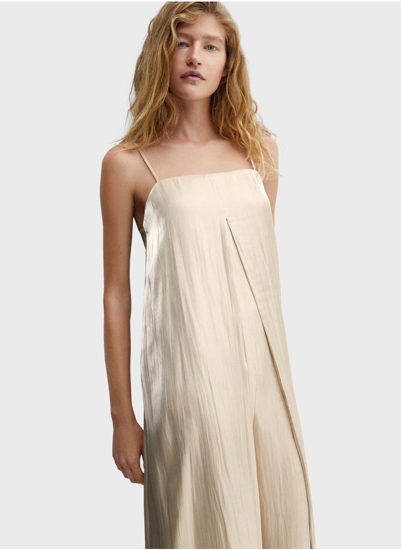 MANGO - Tiered Wide Leg Jumpsuit - Image 1