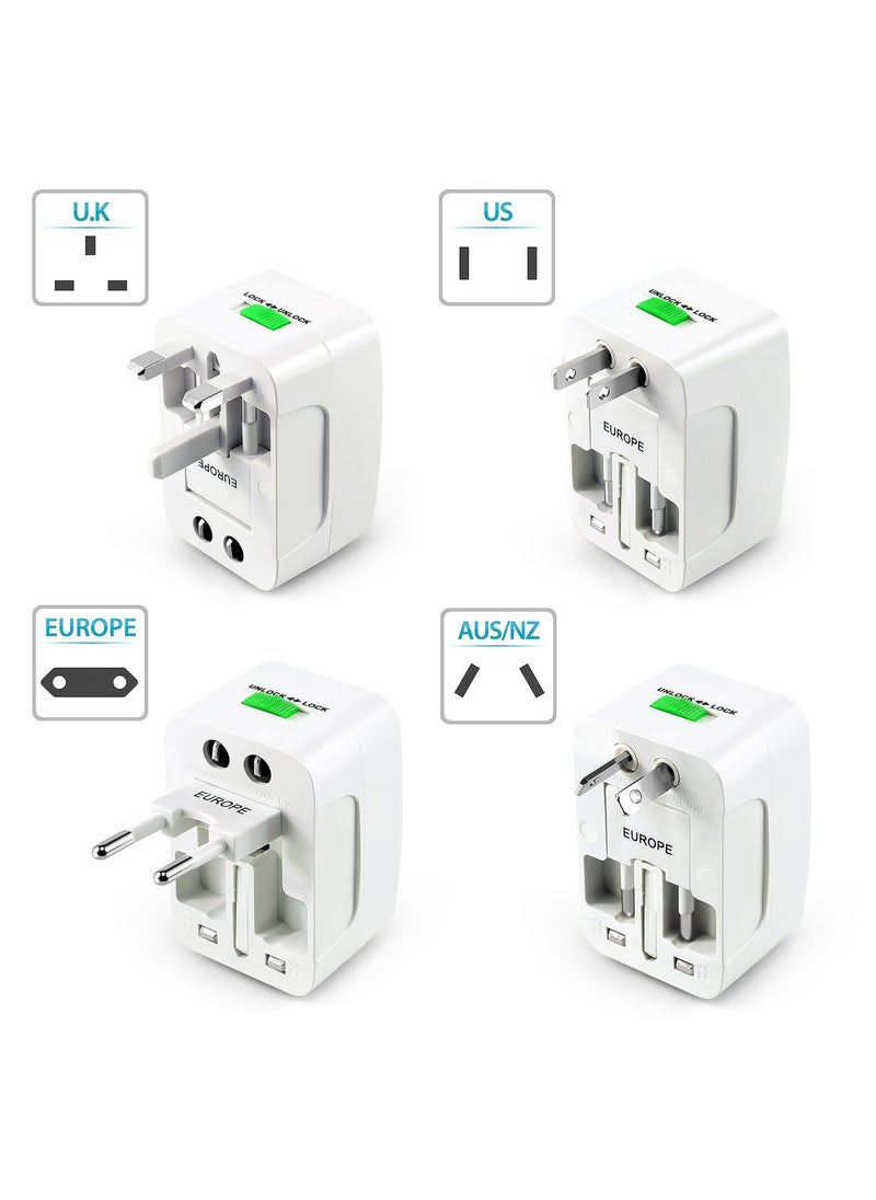 Technotech Technotech Universal for Travel Charger Adapter Plug White  - Image 3