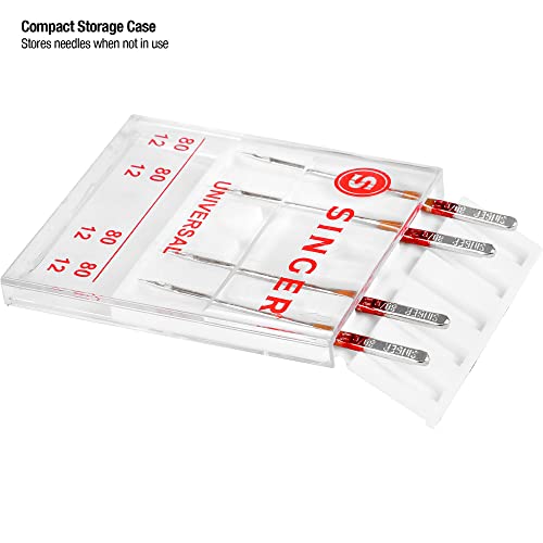 SINGER 4715 Universal Regular Point Machine Needles, Size 80/12, 4-Count - Image 3