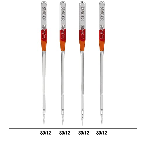 SINGER 4715 Universal Regular Point Machine Needles, Size 80/12, 4-Count - Image 2