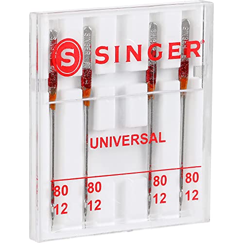 SINGER 4715 Universal Regular Point Machine Needles, Size 80/12, 4-Count - Image 4