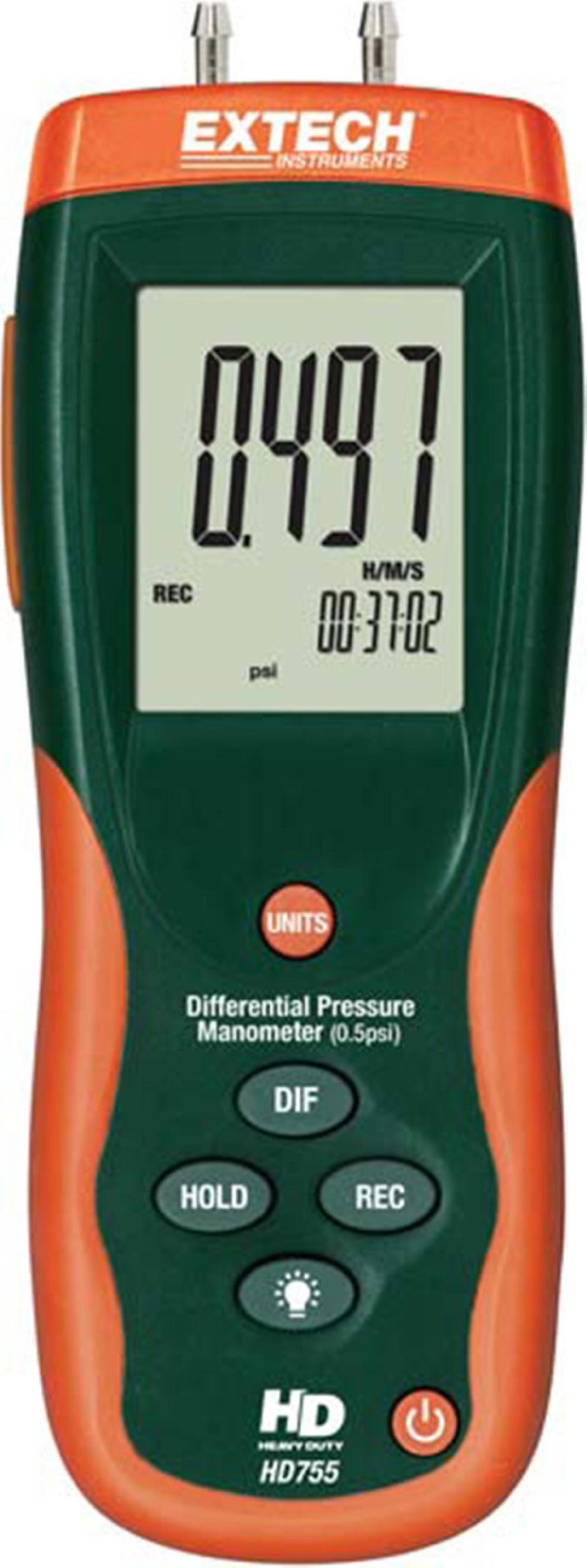 Extech HD755 Differential Pressure Manometer- 0.5PSI - Image 5