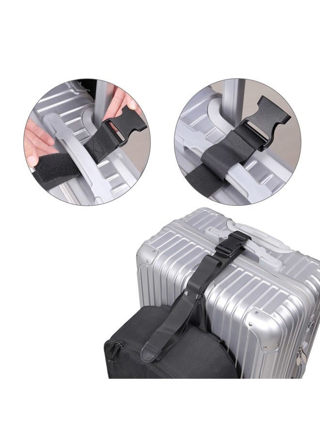 Vigorport Luggage Connector Straps,Add a Bag Suitcase Strap Belt, Clip Link,Multi Adjustable 1.5" W Travel Attachment Accessories for Carry on Bag Stacker -2Pack(Extended Size) - Image 2