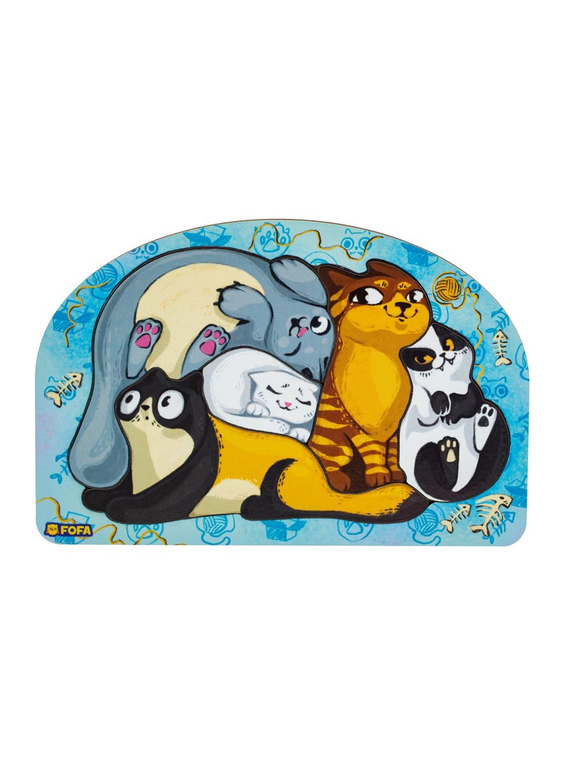 فوفا FOFA خشبية لغز القط - Image 2