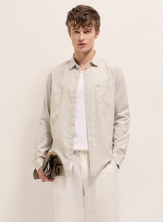 THE BEAR HOUSE Men's Shirt for Casual and Formal Wear | Classic Button-Down Style for Office, Daily Use, Travel, Events & All-Season Outfits | Versatile & Stylish Wardrobe Essential for Every Occasion