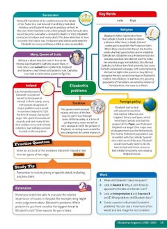 Oxford AQA GCSE History (9-1): Elizabethan England c1568-1603 Student Book Second Edition  - Image 1
