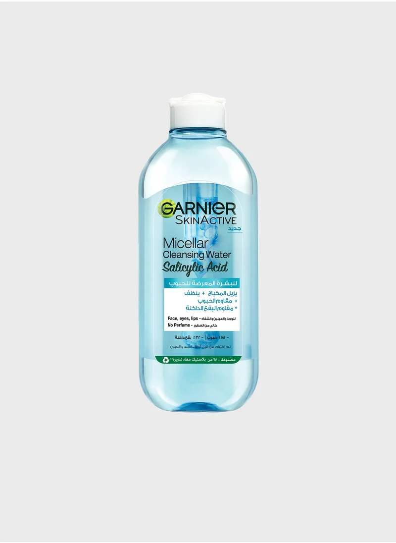 Garnier Garnier Skinactive Micellar Cleansing Water With Salicylic Acid, 400Ml