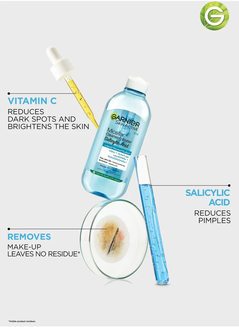 Garnier Garnier Skinactive Micellar Cleansing Water With Salicylic Acid, 400Ml