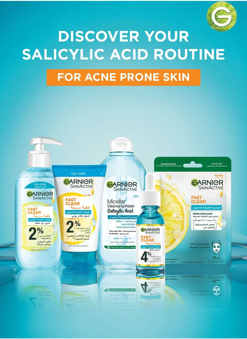 Garnier Garnier Skinactive Micellar Cleansing Water With Salicylic Acid, 400Ml