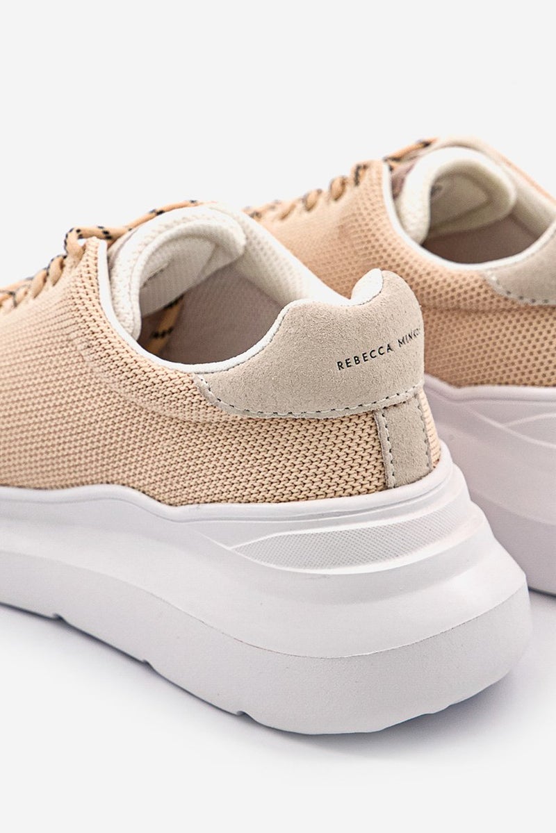 Rebecca Minkoff Women Blooming Dales Lace Up Shoes, Peach - Image 2