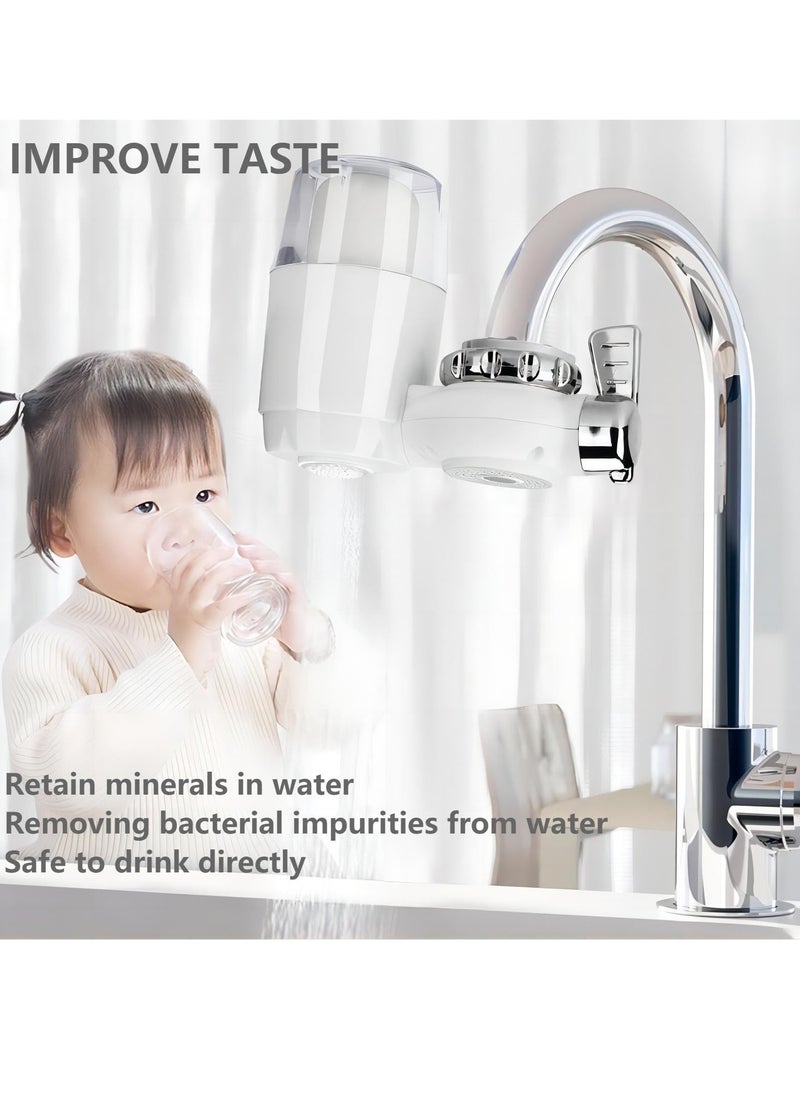 Cool Baby - Sink Water Filter Faucet Mounted Tap Water Filtration System 7-layer Filtration To Reduce Lead, Chlorine Sand and Heavy Metals with an Additional Replacement Filter Element Provided - Image 1