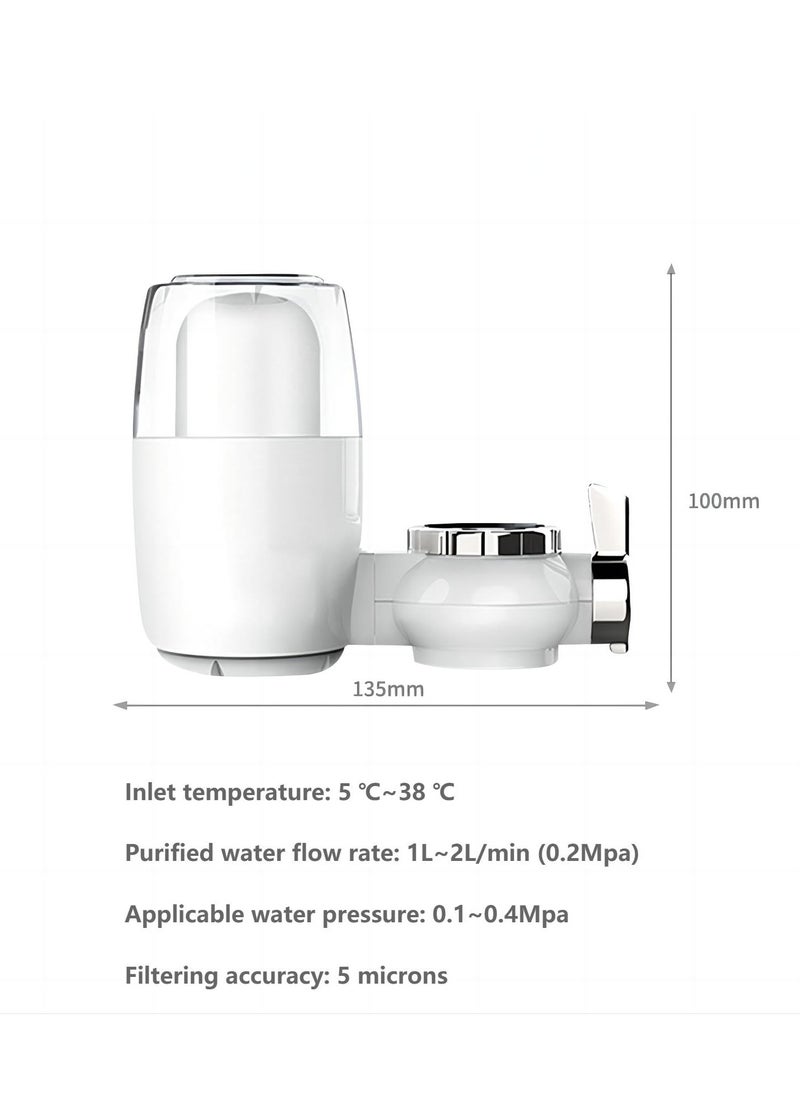 Cool Baby - Sink Water Filter Faucet Mounted Tap Water Filtration System 7-layer Filtration To Reduce Lead, Chlorine Sand and Heavy Metals with an Additional Replacement Filter Element Provided - Image 1