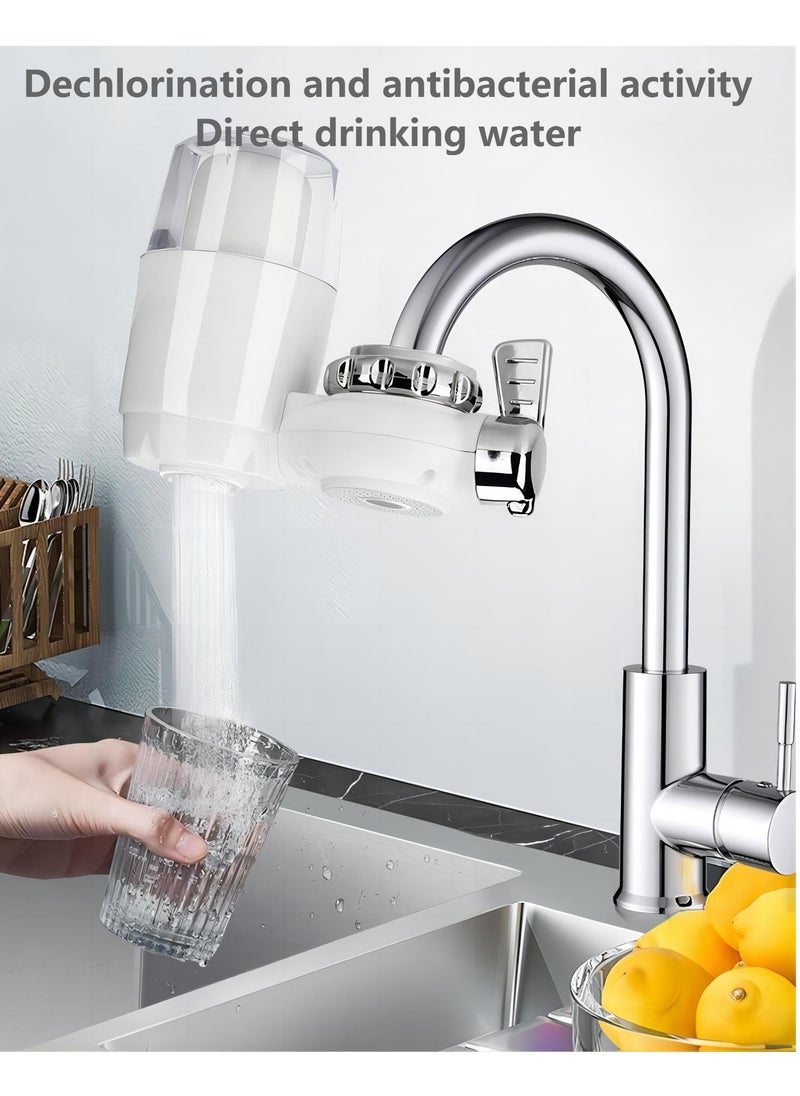 Cool Baby - Sink Water Filter Faucet Mounted Tap Water Filtration System 7-layer Filtration To Reduce Lead, Chlorine Sand and Heavy Metals with an Additional Replacement Filter Element Provided - Image 1