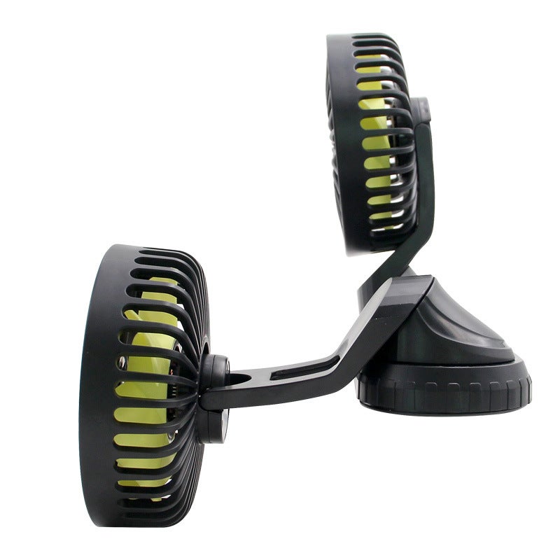 Car Fan, Dual Head USB, for Car Seat - Image 5