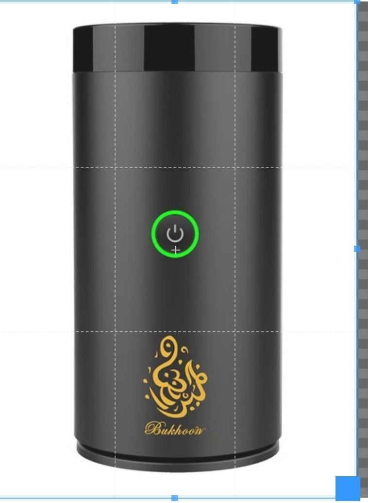 Portable Electronic Car Aroma Diffuser Black 14x7x7cm