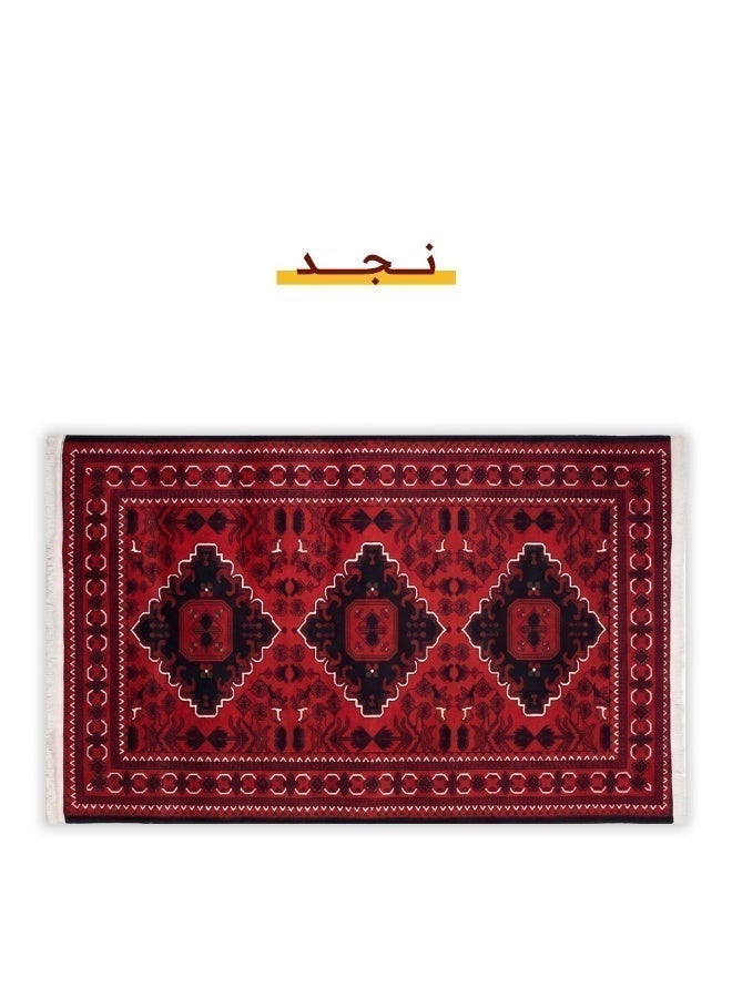 SEGADTY Red carpet from Segadty, Set of 4 outdoor rugs, Soft and lightweight and easy to carry for trips, majlis rug and outdoor mat, 90×150 Or 200×90 cm - Image 4
