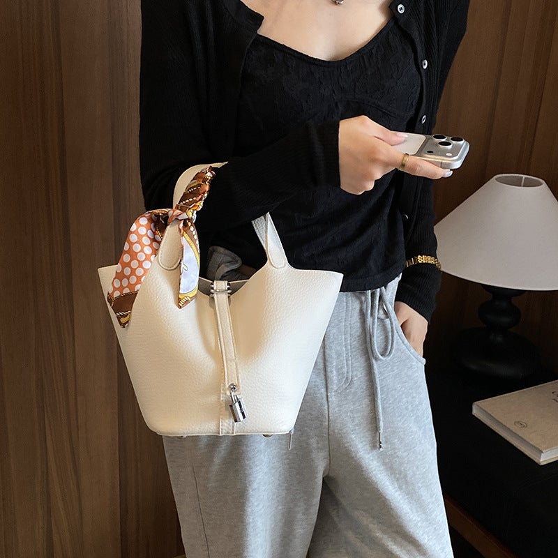 Korean Style Bucket Bag for Women, Crossbody Shoulder Bag - Image 2