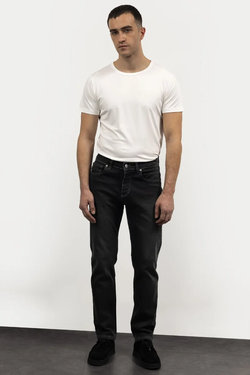 GIESTO Men's Straight-Leg Jeans