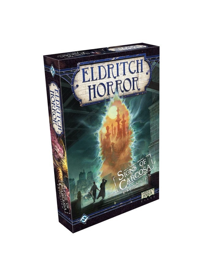 Fantasy Flight Games Eldritch Horror Signs of Carcosa Board Game EXPANSION | Mystery Game | Cooperative Board Game for Adults and Family | Ages 14+ | 1-8 Players | Avg. Playtime 2-4 Hours | Made by Fantasy Flight Games - Image 1