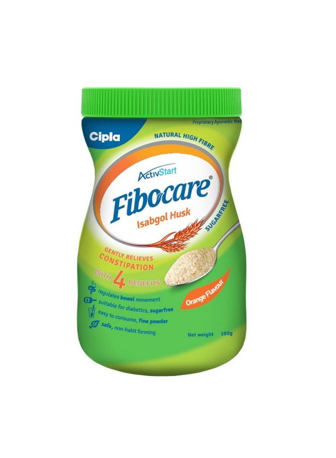 Cipla مسحوق قشر إيزابغول من سيبلا فايبوكير | خالي من السكر | يخفف الإمساك بفعالية | يعزز صحة الأمعاء | يدعم الصحة الهضمية | عبوة من 2، 2 عدد، 100 جرام - Image 1