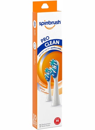 Pro-Clean Replacement Brush Heads for Battery Powered Toothbrushes, Medium 2 Count - pzsku/Z033213E52AE78893E438Z/45/_/1668436699/105c9274-5f27-487d-8852-1cb23b93d414