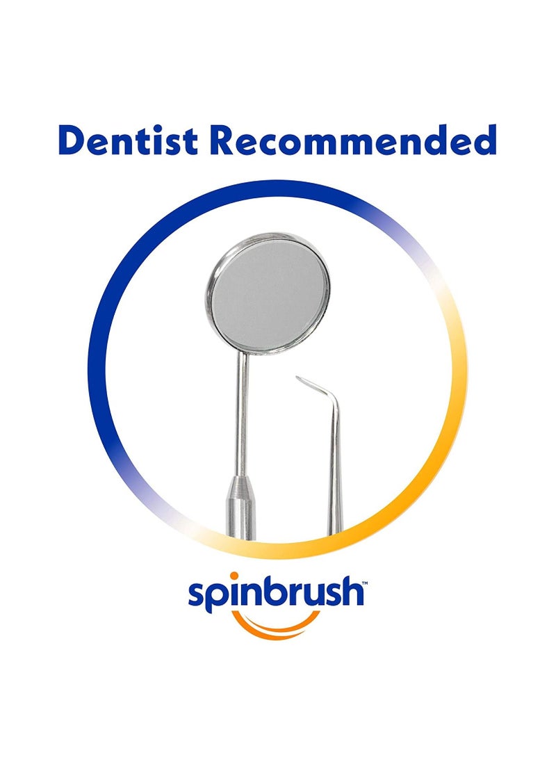 Pro-Clean Replacement Brush Heads for Battery Powered Toothbrushes, Medium 2 Count
