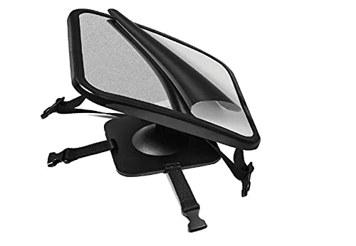 ZogeeZ XL Baby Car Mirror, Safety Car Seat Mirror for Rear Facing Infant with Wide Crystal Clear View, Fits on Headrest Shatterproof, Fully Assembled - Image 5