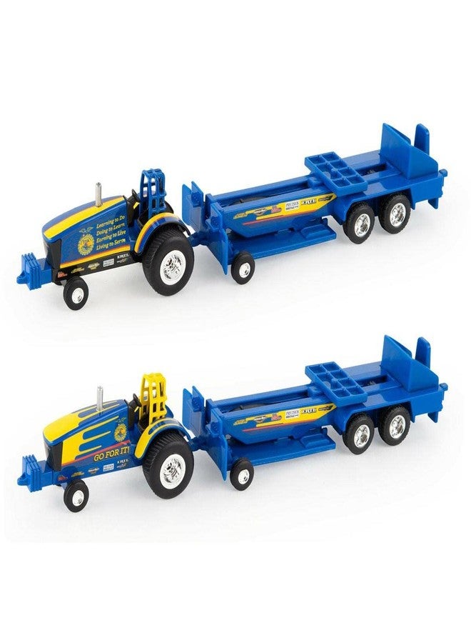 Ertl مجموعة ERTL من 2 1/64 جرارات سحب مصبوبة و زلاجات 37480 - Image 1