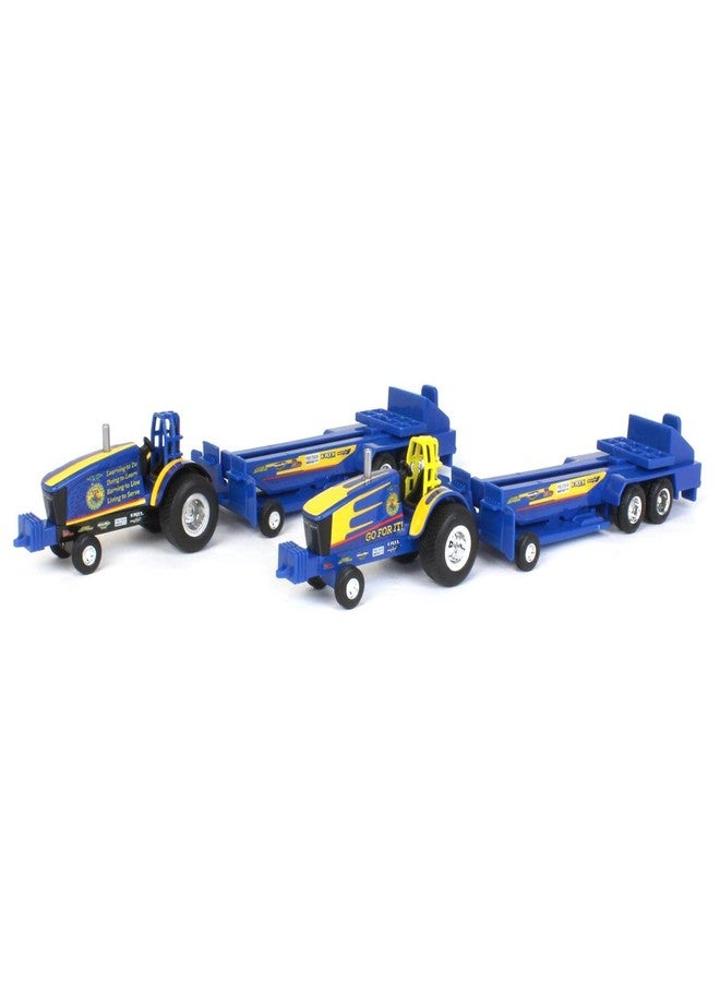 Ertl مجموعة ERTL من 2 1/64 جرارات سحب مصبوبة و زلاجات 37480 - Image 2