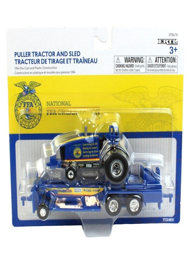 Ertl مجموعة ERTL من 2 1/64 جرارات سحب مصبوبة و زلاجات 37480 - Image 3