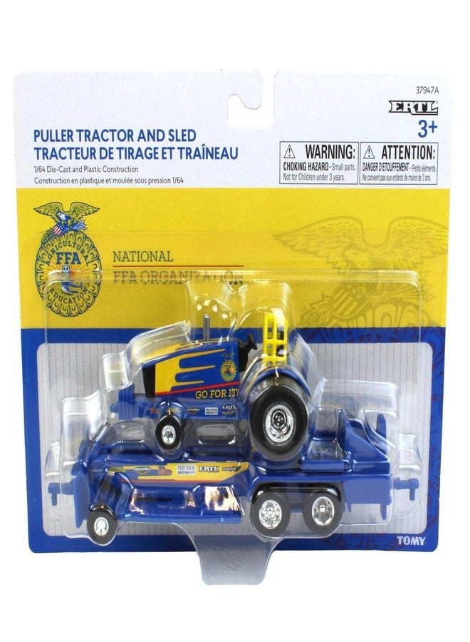 Ertl مجموعة ERTL من 2 1/64 جرارات سحب مصبوبة و زلاجات 37480 - Image 4